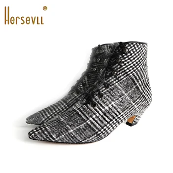 2019European American ladies autumn winter ankle boots sexy pointed curved heels women's boots plover style low heel ankle boots
2019European American ladies autumn winter ankle boots sexy pointed curved heels women's boots plover style low heel ankle boots