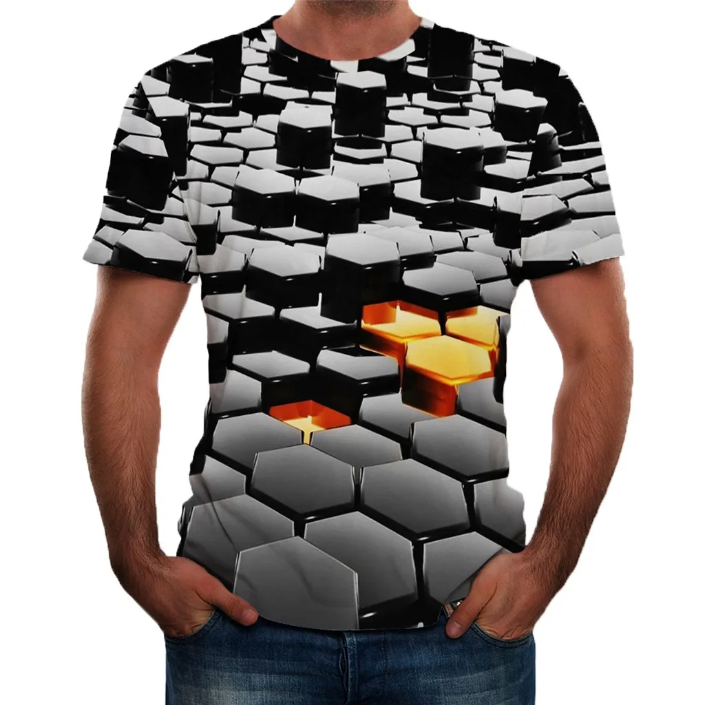 Creative personality Men's Summer New Style 3D Printed Short Sleeves Fashion Comfort Blouse Top
Creative personality Men's Summer New Style 3D Printed Short Sleeves Fashion Comfort Blouse Top