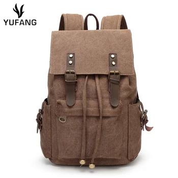 YUFANG Male School Backpack Retro Canvas Shoulder Bag For Man Vertical Leisure Men Travel Bag Business Laptop Bag For Man Brand 
YUFANG Male School Backpack Retro Canvas Shoulder Bag For Man Vertical Leisure Men Travel Bag Business Laptop Bag For Man Brand