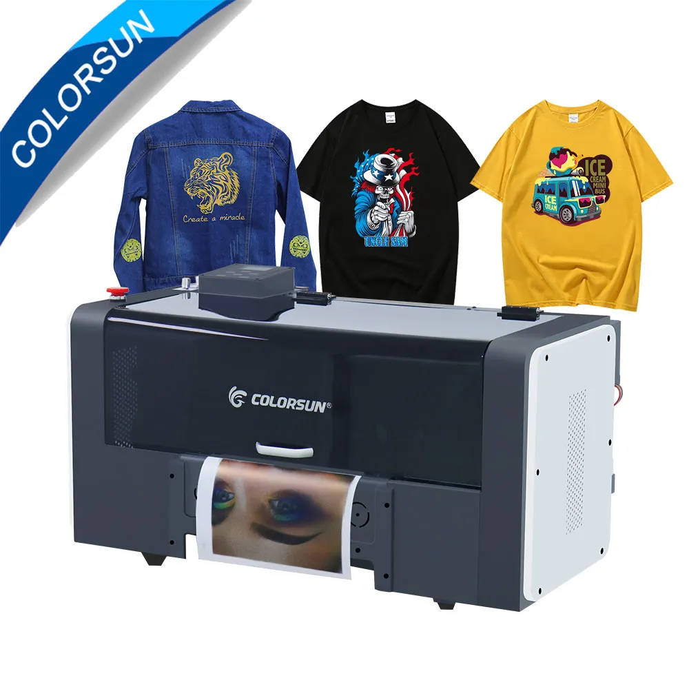 Colorsun A3 DTF Printer A3 Direct to Film For T-Shirt A3 Transfer DTF Printing Machine For Epson XP600 With Vacuum Platform
Colorsun A3 DTF Printer A3 Direct to Film For T-Shirt A3 Transfer DTF Printing Machine For Epson XP600 With Vacuum Platform
