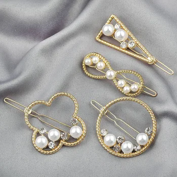 2Pc Pearl Metal Hair Clip For Women Crystal Rhinestone Hairpin Barrette Girls Sweet Headwear Party Hair Accessories 
2Pc Pearl Metal Hair Clip For Women Crystal Rhinestone Hairpin Barrette Girls Sweet Headwear Party Hair Accessories