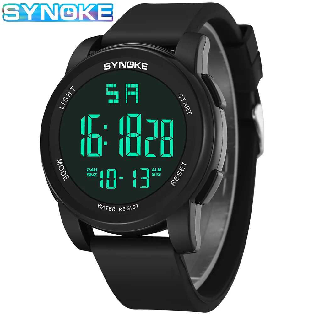 Waterproof Sports Watch Men Outdoor Electronic Watch Night Light Multi-functional Students Men's Watch Watch Big Screen Simple
Waterproof Sports Watch Men Outdoor Electronic Watch Night Light Multi-functional Students Men's Watch Watch Big Screen Simple