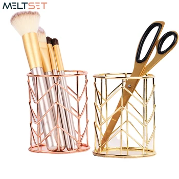 Makeup Brush Storage Box Desktop Cosmetics Organizer for Lipstick Brush Pen Holder Office Stationery Storage Rack Makeup Box 
Makeup Brush Storage Box Desktop Cosmetics Organizer for Lipstick Brush Pen Holder Office Stationery Storage Rack Makeup Box