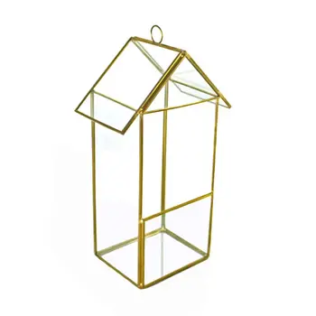 Whole House Shaped Glass Terrarium Geometric Storage Box jewelry holder Terrarium Container (Black/ Gold)
Whole House Shaped Glass Terrarium Geometric Storage Box jewelry holder Terrarium Container (Black/ Gold)