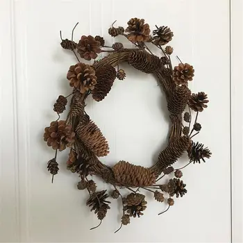 Artificial Flower Christmas Pinecone Wreath Spring Wreath Outdoor for Front Door 67JB
Artificial Flower Christmas Pinecone Wreath Spring Wreath Outdoor for Front Door 67JB