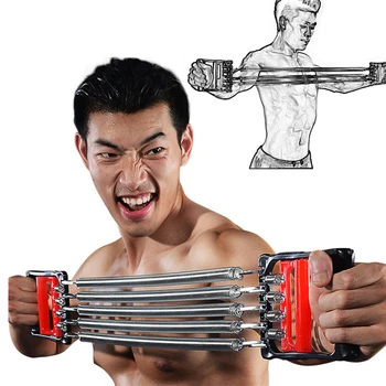 Indoor Fitness Spring Tensioner Chest Expander Sport Puller Exercise Fitness Strength Exercise Resistance Elastic 5 Spring
Indoor Fitness Spring Tensioner Chest Expander Sport Puller Exercise Fitness Strength Exercise Resistance Elastic 5 Spring