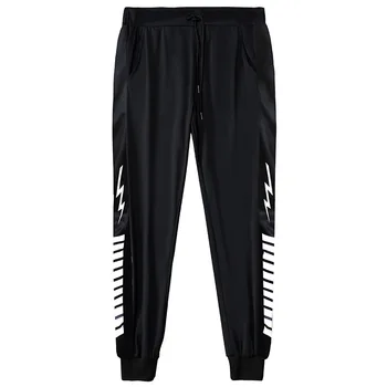 Plus size men's fat men's plus size ice tow pants stretch quick-drying lightning print casual sports pants
Plus size men's fat men's plus size ice tow pants stretch quick-drying lightning print casual sports pants