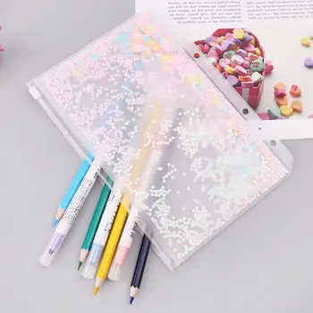 Pink Sequins Storage Zipper Bag Case A5 A6 Divider Planner Accessories Shake Card For Spiral Notebook School Supplies
Pink Sequins Storage Zipper Bag Case A5 A6 Divider Planner Accessories Shake Card For Spiral Notebook School Supplies