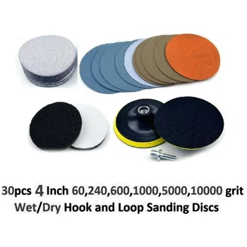 32 Pcs Set Wet/Dry Hook And Loop Sanding Discs Shank M10 60/240/600/1000/5000/10000 Grit Shank Diameter 8mm
32 Pcs Set Wet/Dry Hook And Loop Sanding Discs Shank M10 60/240/600/1000/5000/10000 Grit Shank Diameter 8mm