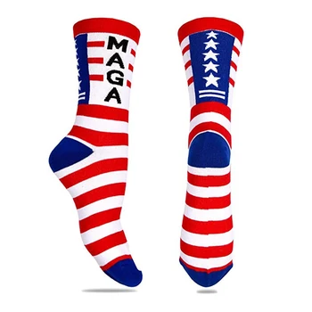 Stitching color America national flag printed socks 2020 soft comfort men cotton Trump sock novelty personality sports socks
Stitching color America national flag printed socks 2020 soft comfort men cotton Trump sock novelty personality sports socks