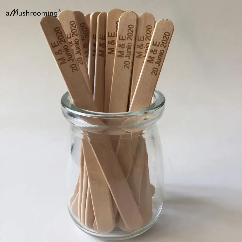 100pcs Craft Sticks Ice Cream Sticks Custom Engraved Wooden Wedding Anniversary Popsicle Treat Sticks with Initials and Date
100pcs Craft Sticks Ice Cream Sticks Custom Engraved Wooden Wedding Anniversary Popsicle Treat Sticks with Initials and Date