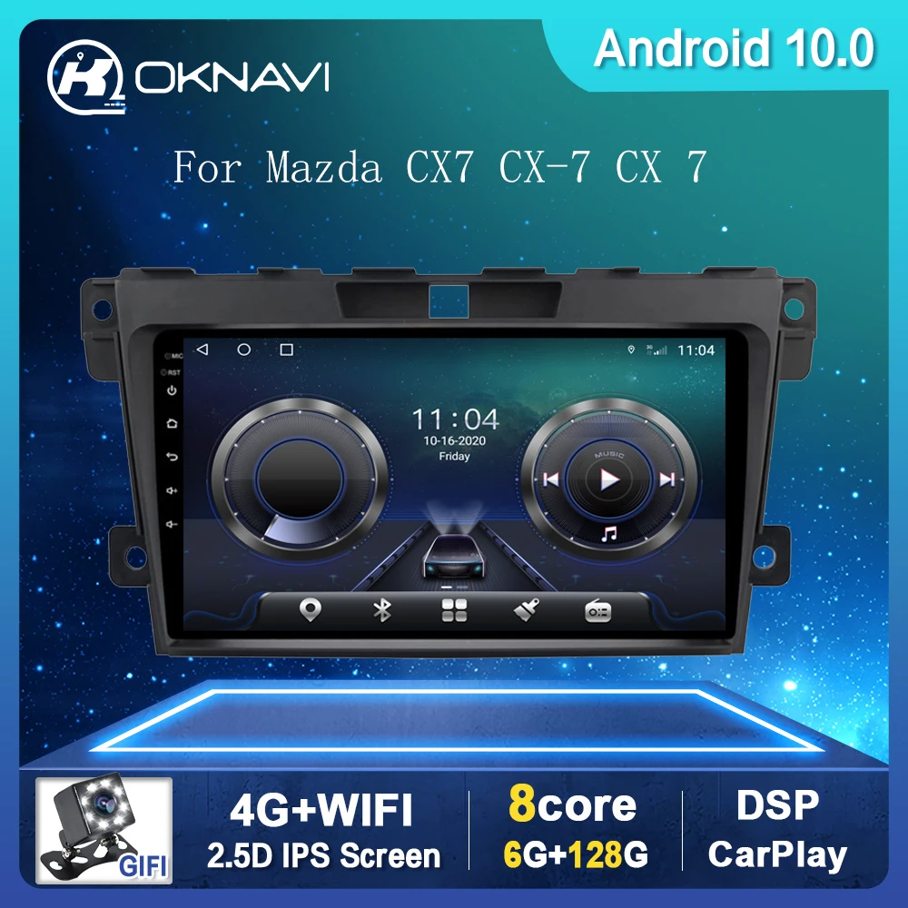 6G 128G Android 10.0 Car Radio Multimedia Player Auto For Mazda CX7 CX-7 CX 7 Navigation GPS WIFI DSP Headrest No 2 Din DVD
6G 128G Android 10.0 Car Radio Multimedia Player Auto For Mazda CX7 CX-7 CX 7 Navigation GPS WIFI DSP Headrest No 2 Din DVD