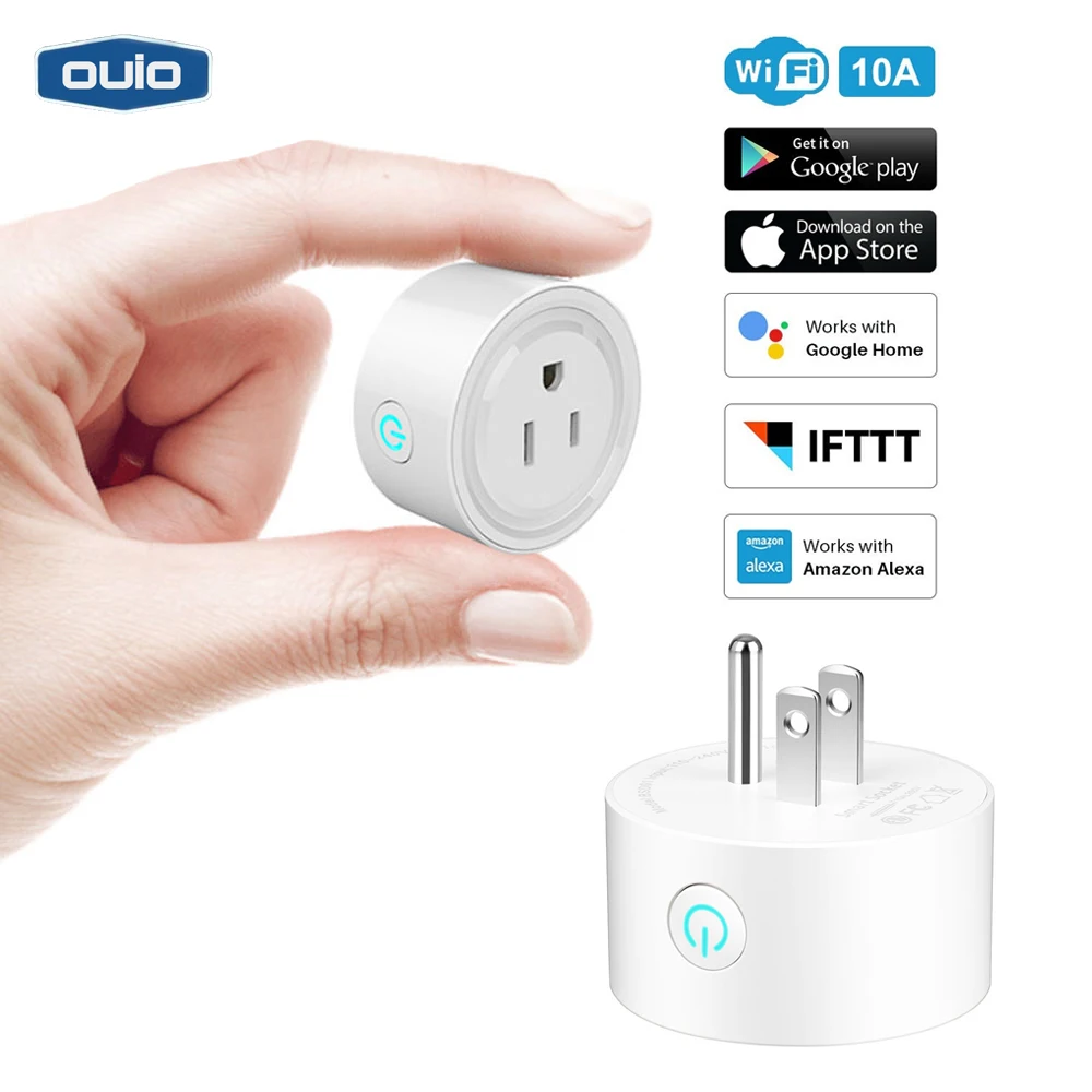 4PCS US Plug Smart Socket with Timer Electrical Outlet Plug Power Socket Smart Home wifi Remote Control Alexa Google Home 10A
4PCS US Plug Smart Socket with Timer Electrical Outlet Plug Power Socket Smart Home wifi Remote Control Alexa Google Home 10A