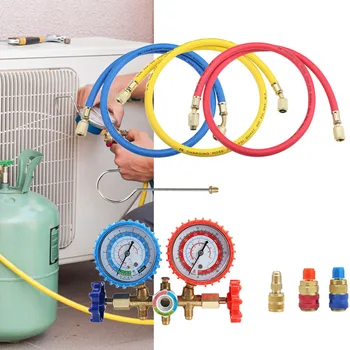 Copper Valve Double Gauge Valve Suitable for Automotive Air Conditioning Household Air Conditioning Add Refrigerant LKS9
Copper Valve Double Gauge Valve Suitable for Automotive Air Conditioning Household Air Conditioning Add Refrigerant LKS9