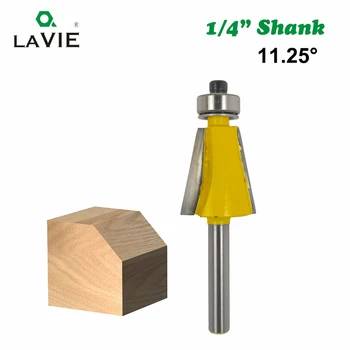 1pc 1/4 Shank 11.25 Degree Chamfer Bevel Edging Router Bit Tungsten Carbide Milling Cutter for Wood Woodworking Bits
1pc 1/4 Shank 11.25 Degree Chamfer Bevel Edging Router Bit Tungsten Carbide Milling Cutter for Wood Woodworking Bits