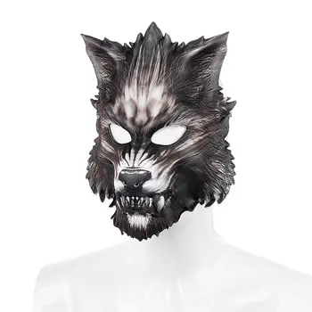 Hot Sell Halloween Scary Mask Half Face Animal Wolf Mask Cosplay Props for Adults Carnival Party Masquerade Boy Gift
Hot Sell Halloween Scary Mask Half Face Animal Wolf Mask Cosplay Props for Adults Carnival Party Masquerade Boy Gift