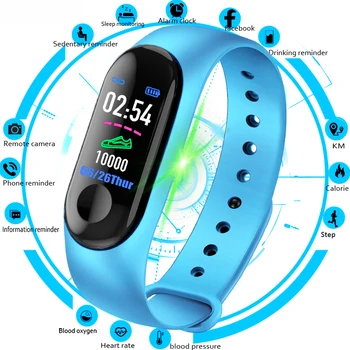 Smart Watch Rajo Bracelet Band Fitness Tracker Messages Reminder Color Screen Waterproof Sport Wristband For men women
Smart Watch Rajo Bracelet Band Fitness Tracker Messages Reminder Color Screen Waterproof Sport Wristband For men women