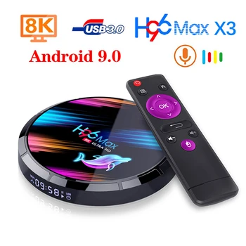 LEMDIOE 2020 H96 MAX X3 Smart TV Box Android 9.0 Set top box 8K 4GB 128GB 64GB 32GB S905X3 Netflix Youtube H96MAX
LEMDIOE 2020 H96 MAX X3 Smart TV Box Android 9.0 Set top box 8K 4GB 128GB 64GB 32GB S905X3 Netflix Youtube H96MAX