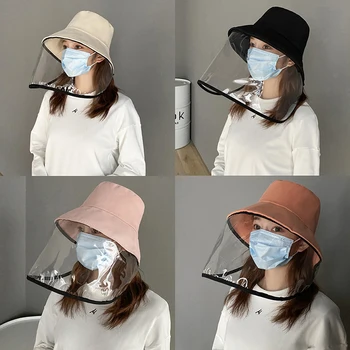 Anti-fog Panama Hat Unisex Bucket Hats Big Brim Transparent TPU Protection Fisherman Hat Sun Cap 
Anti-fog Panama Hat Unisex Bucket Hats Big Brim Transparent TPU Protection Fisherman Hat Sun Cap