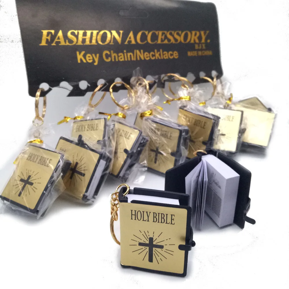 3 color Bible religious jewelry gift Cross mini Bible book pendant English
3 color Bible religious jewelry gift Cross mini Bible book pendant English