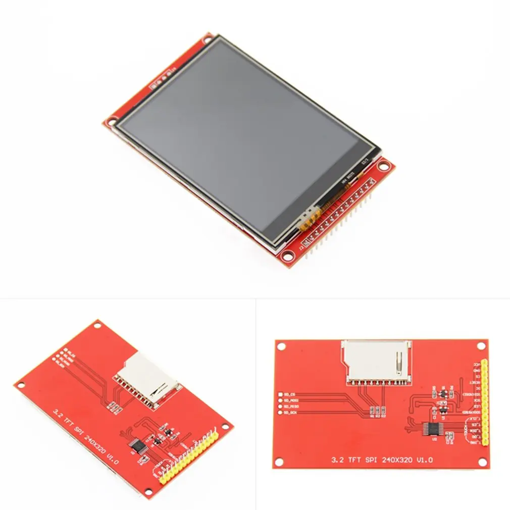 3.2 inch 320*240 SPI Serial TFT LCD Module Display Screen Optical Touch Panel Driver IC ILI9341 for MCU
3.2 inch 320*240 SPI Serial TFT LCD Module Display Screen Optical Touch Panel Driver IC ILI9341 for MCU