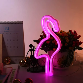 USB Operated Neon LED Pink Flamingo Battery Powered Night Light Sign for Christmas New Year Birthday Party Home Decoration
USB Operated Neon LED Pink Flamingo Battery Powered Night Light Sign for Christmas New Year Birthday Party Home Decoration