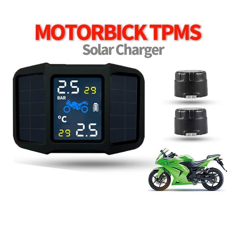 SAMEUO Motorcycle TPMS Tire Pressure solar Power Alarm Motorbike Tire Pressure Monitoring System for Tyre Monitoring
SAMEUO Motorcycle TPMS Tire Pressure solar Power Alarm Motorbike Tire Pressure Monitoring System for Tyre Monitoring