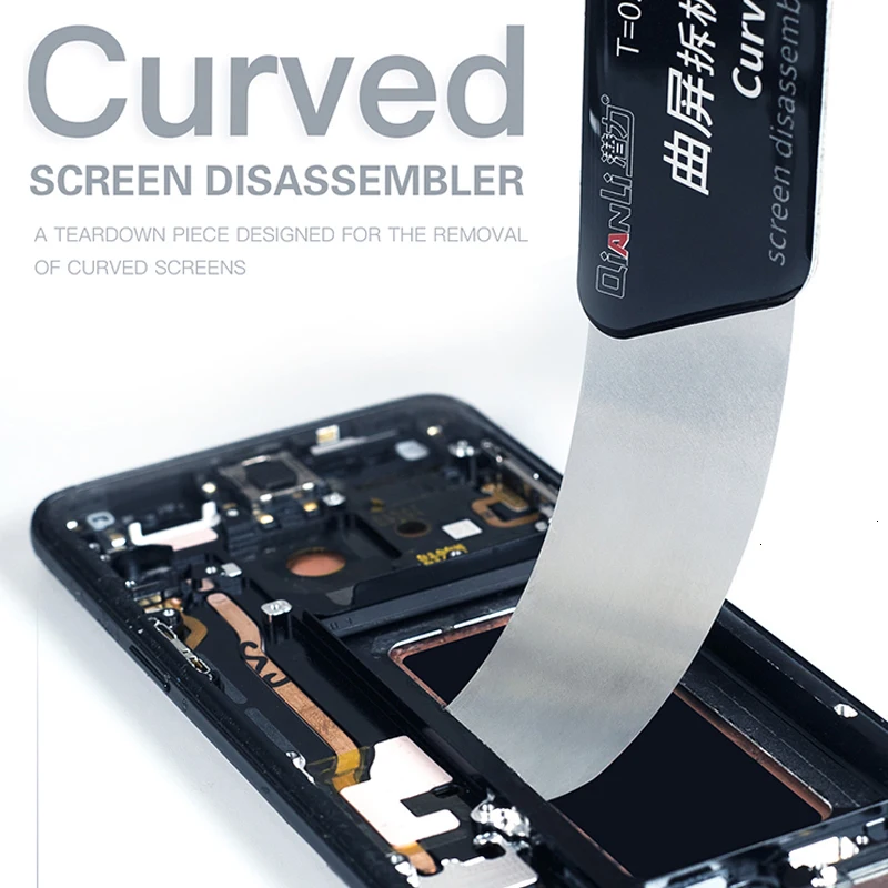 5pcs Qianli Tool Ultra Thin Pry Spudger Disassembling Card Dedicated for Curved Screen Samsung iPhone iPad Opening | Инструменты
