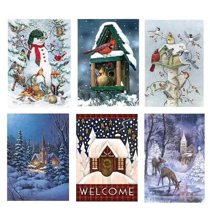 Household Hanging Flags Christmas Winter Snowflake Flag Garden Flag Indoor Outdoor Home Decor Happy Festival Banners 
Household Hanging Flags Christmas Winter Snowflake Flag Garden Flag Indoor Outdoor Home Decor Happy Festival Banners