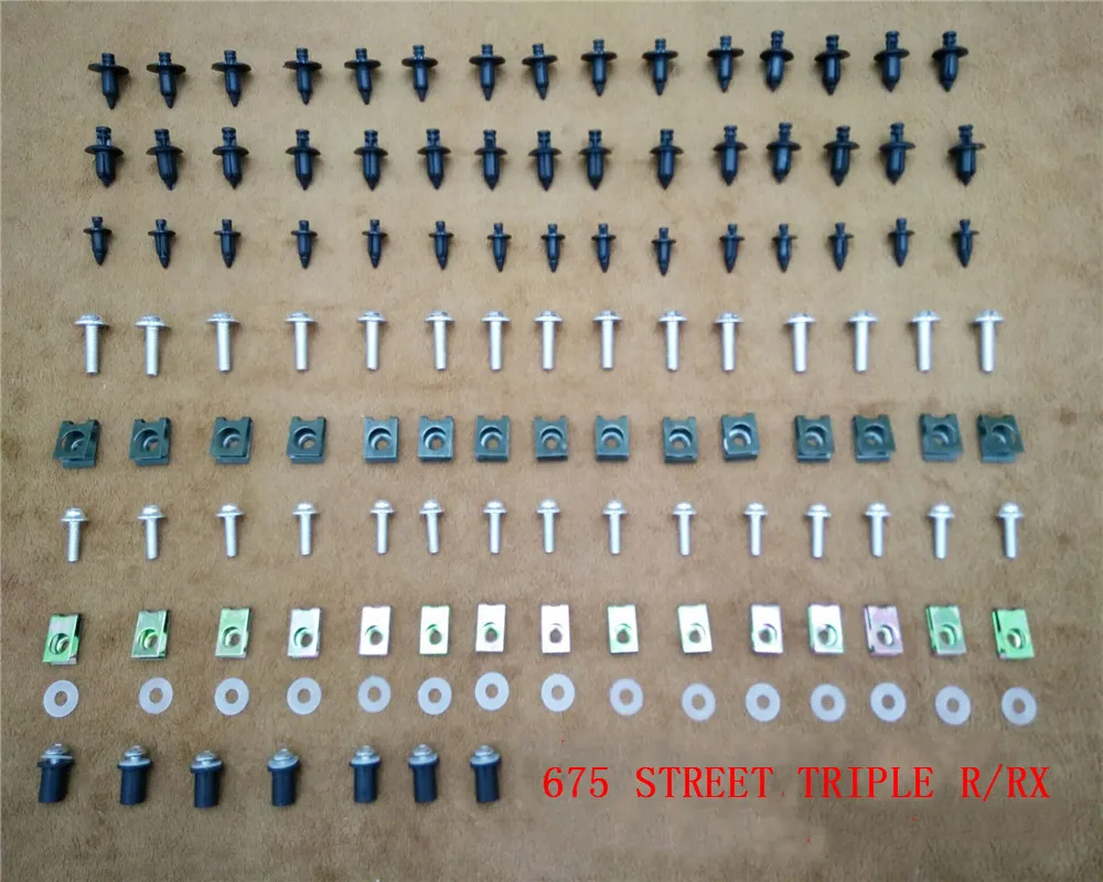 Fairing Bodywork Kit Bolts Screws For Fit For TRIUMPH 675 STREET TRIPLE R/RX 2009-2016
Fairing Bodywork Kit Bolts Screws For Fit For TRIUMPH 675 STREET TRIPLE R/RX 2009-2016