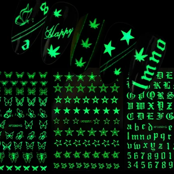 1 Sheet Luminous 3D Nail Stickers Curve Stripe Lines Nail Stickers Star Butterfly Decals Glow In The Dark Nails Art Decorations
1 Sheet Luminous 3D Nail Stickers Curve Stripe Lines Nail Stickers Star Butterfly Decals Glow In The Dark Nails Art Decorations