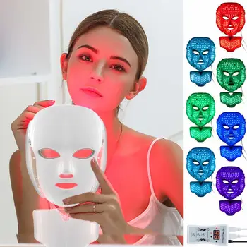 New good 7 Colors Led Facial Mask Led Korean Photon Therapy Face Mask Machine Light Therapy Acne Mask Neck Beauty Led Mask
New good 7 Colors Led Facial Mask Led Korean Photon Therapy Face Mask Machine Light Therapy Acne Mask Neck Beauty Led Mask