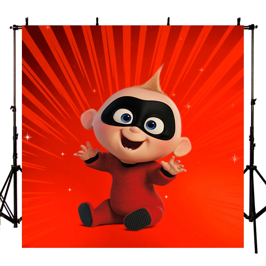 Photography Backdrop Cartoon Incredible Red Rainbow Baby Jack Birthday Party Photo Background Customized Background Photo Studio
Photography Backdrop Cartoon Incredible Red Rainbow Baby Jack Birthday Party Photo Background Customized Background Photo Studio