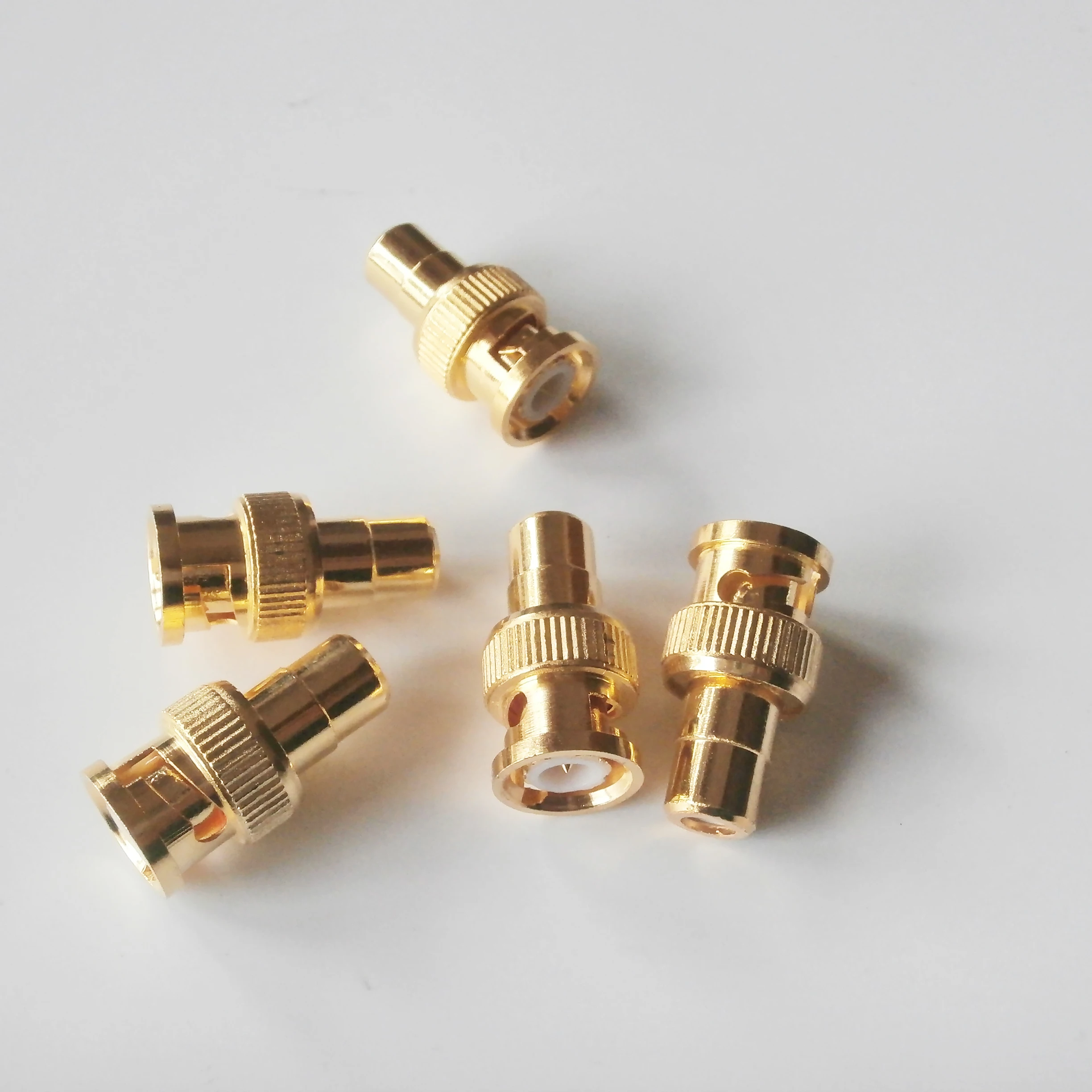 

Q9 BNC To RCA Cable Connector Socket BNC Male To RCA Female Plug BNC - RCA GOLD Plated Brass Straight Coaxial RF Adapters