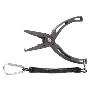 Titanium Alloy anti-rust Fishing Pliers Scissors Hook Remover Braid Line Cutting Lure Fishing Tackle with Coiled Lanyard
Titanium Alloy anti-rust Fishing Pliers Scissors Hook Remover Braid Line Cutting Lure Fishing Tackle with Coiled Lanyard