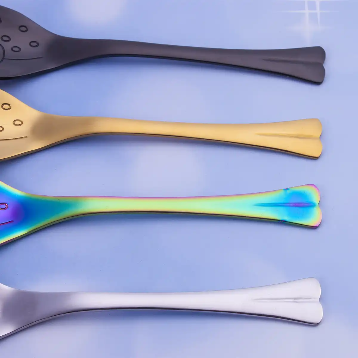 stainless steel coffee spoon cartoon dolphin tea stirring spoon