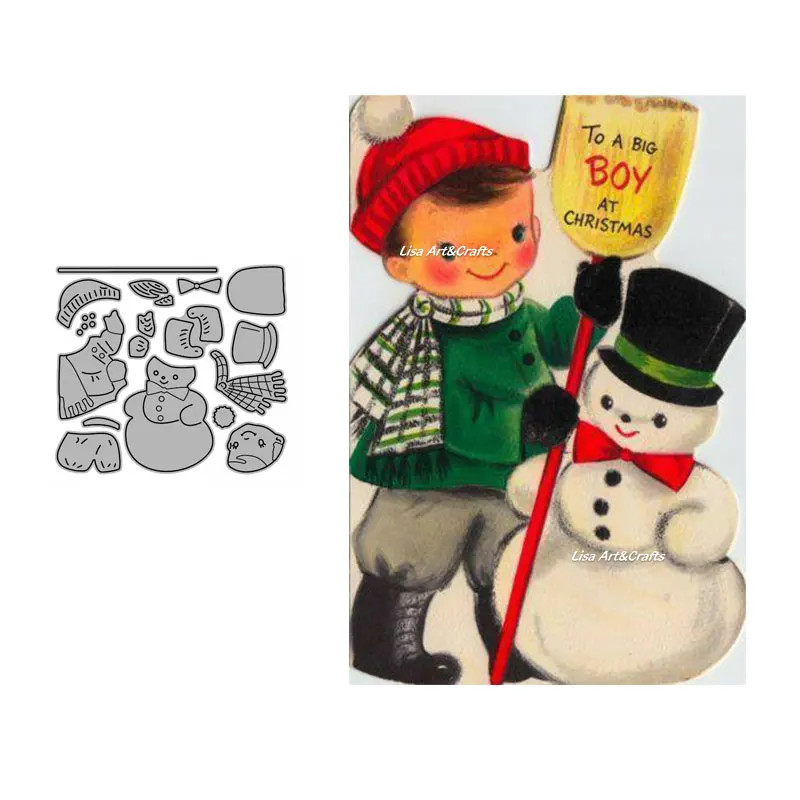 Christmas Craft Metal Cutting Dies Cut Die Mold Boy Snowman Scrapbook Paper Craft Knife Mould Blade Punch Stencils Dies New 2020
Christmas Craft Metal Cutting Dies Cut Die Mold Boy Snowman Scrapbook Paper Craft Knife Mould Blade Punch Stencils Dies New 2020