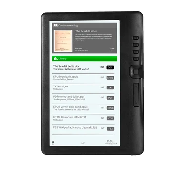 BK7019 Portable e-Book Reader Colorful LCD Display Screen 8GB/16GB 7inch Multifunction E-Reader Backlight For Kids Study Daliy
BK7019 Portable e-Book Reader Colorful LCD Display Screen 8GB/16GB 7inch Multifunction E-Reader Backlight For Kids Study Daliy