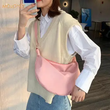 Fashion Nylon Messenger Bags Women Solid Color Large Capacity Shoulder Handbags Vintage Crossbody Bags for Women
Fashion Nylon Messenger Bags Women Solid Color Large Capacity Shoulder Handbags Vintage Crossbody Bags for Women