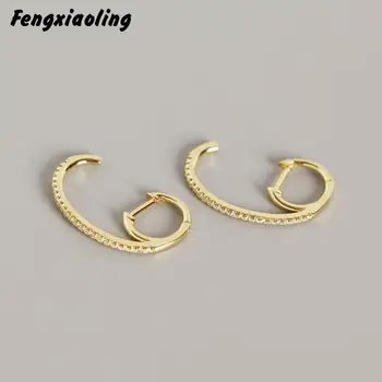Fengxiaoling 2019 100% 925 Solid Sterling Silver Women Fashion Zircon Drop Earrings Jewelry Earrings Female Fashion Jewelry
Fengxiaoling 2019 100% 925 Solid Sterling Silver Women Fashion Zircon Drop Earrings Jewelry Earrings Female Fashion Jewelry