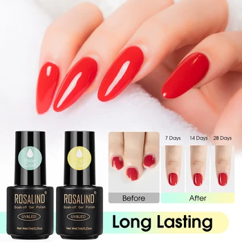 ROSALIND Gel UV 7ml Gel Polish Top Coat Base Coat Gel Nail Polish Soak off Semi Vernis Permanent Nail Art Polish Multi-use
ROSALIND Gel UV 7ml Gel Polish Top Coat Base Coat Gel Nail Polish Soak off Semi Vernis Permanent Nail Art Polish Multi-use