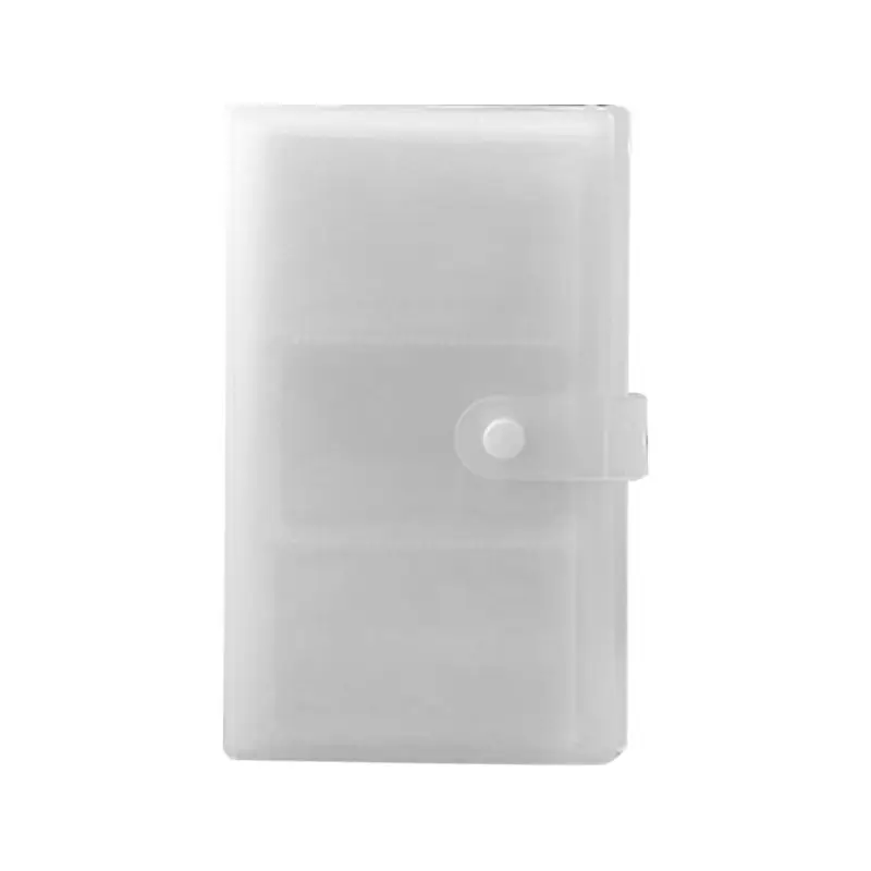 240 Slots Transparent PP Cover Business Card Book Large Capacity ID Holders Ticket Collection Clip
240 Slots Transparent PP Cover Business Card Book Large Capacity ID Holders Ticket Collection Clip
