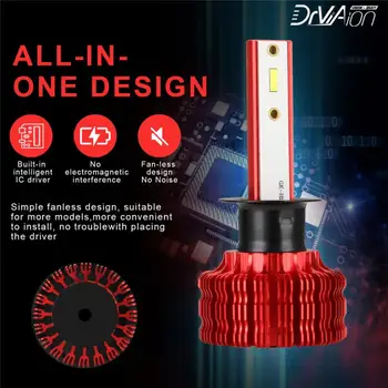 New 2pcs H1 LED Headlight Bulbs Low Beam/Fog Light 6500K LED Car Light IP68 Waterproof Lamp Quick Installation
New 2pcs H1 LED Headlight Bulbs Low Beam/Fog Light 6500K LED Car Light IP68 Waterproof Lamp Quick Installation