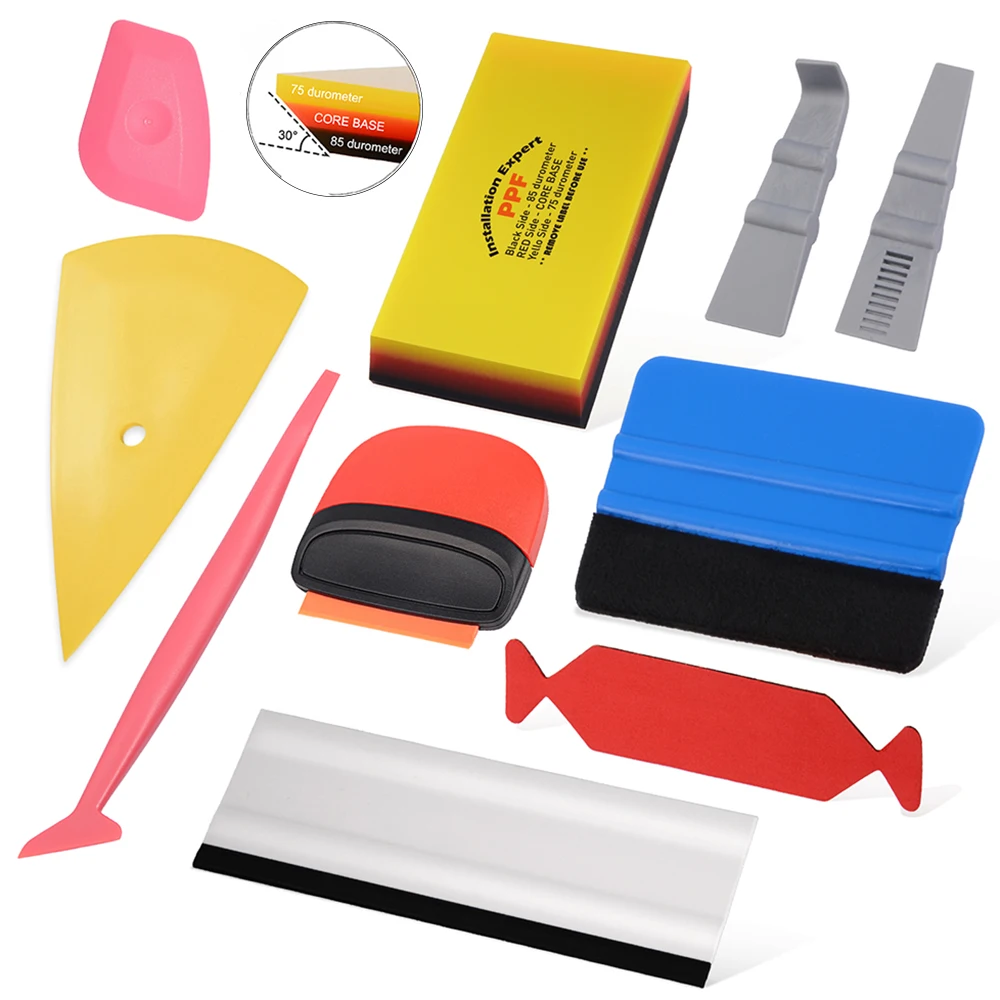FOSHIO Auto Car Accessories Tool Kit Carbon Fiber Sticker Vinyl Wrap Stick Squeegee Razor Scraper Window Tint Foil Film Install
FOSHIO Auto Car Accessories Tool Kit Carbon Fiber Sticker Vinyl Wrap Stick Squeegee Razor Scraper Window Tint Foil Film Install