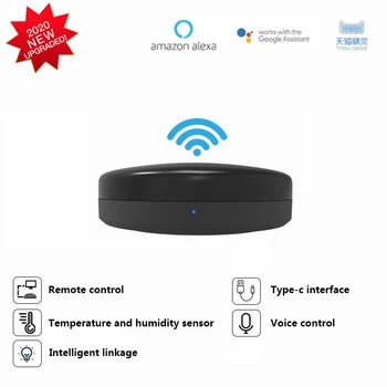 Universal R6 Smart Remote Control Wifi Remote Smart Infrared Remote Control with Temperature and Humdity Sensor
Universal R6 Smart Remote Control Wifi Remote Smart Infrared Remote Control with Temperature and Humdity Sensor