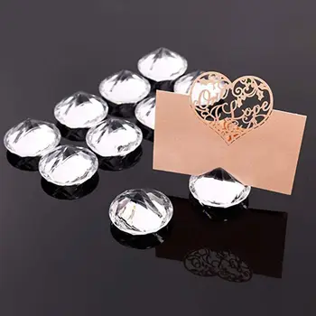 30Pcs Diamond Table Number Holder Place Card Holders Crystal Clear Acrylic Table Card Stands Party Wedding Table Decor
30Pcs Diamond Table Number Holder Place Card Holders Crystal Clear Acrylic Table Card Stands Party Wedding Table Decor