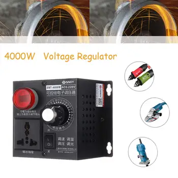 18A AC 220V 4000W High-power Motor Fan Voltage Regulator Thyristor Electronic Variable Speed Controller
18A AC 220V 4000W High-power Motor Fan Voltage Regulator Thyristor Electronic Variable Speed Controller