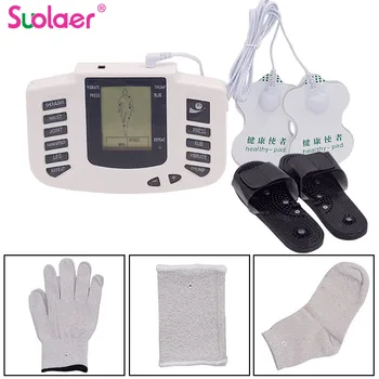 Russian/English Button Electrical Stimulator Full Body Relax Muscle Therapy Massager Pulse Tens +16Pads+Gloves+Socks+Bracers
Russian/English Button Electrical Stimulator Full Body Relax Muscle Therapy Massager Pulse Tens +16Pads+Gloves+Socks+Bracers