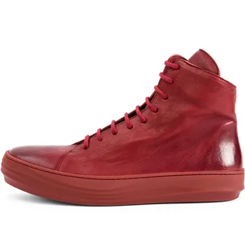 Leather New Men Genuine High Top Casual Shoes Brand Hip Hop Thick Platform Skateboard Sapato Masculino Harajuku Dancing Sneakers
Leather New Men Genuine High Top Casual Shoes Brand Hip Hop Thick Platform Skateboard Sapato Masculino Harajuku Dancing Sneakers