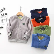 Warm Polar Fleece Unisex Child Coat Full Zip Baby Girls Boys Jackets Cartoon Embroidery Striped Children Outerwear 2-9 Years Old
Warm Polar Fleece Unisex Child Coat Full Zip Baby Girls Boys Jackets Cartoon Embroidery Striped Children Outerwear 2-9 Years Old